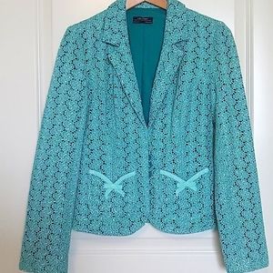 Zara Lace Blazer, Sz S **Never Worn**